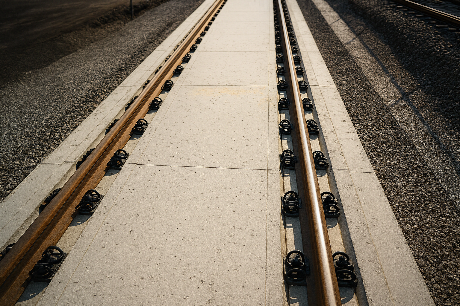 Ballastless track deployment across metro projects